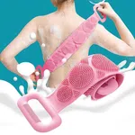 Silicone Back Scrubber for Shower, Dual-Sided Exfoliating Body Brush - Available at AfnoBazar Nepal