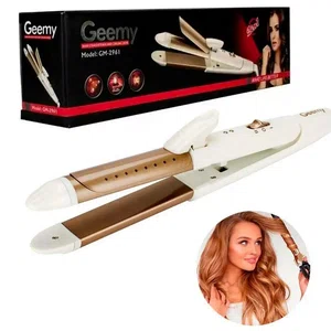 Geemy GM-2961 Professional 2-in-1 Hair Straightener and Curler - Available at AfnoBazar Nepal