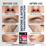 Geemy 4-in-1 Rechargeable Nose and Facial Hair Trimmer Kit for Women - Available at AfnoBazar Nepal