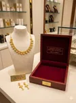 Gold-Plated Traditional Necklace Set with Earrings - Available at AfnoBazar Nepal
