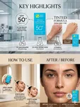 Tony Mony Tinted Sunscreen SPF 50+ PA++++ with 3% Niacinamide and 2% Hyaluronic Acid - Available at AfnoBazar Nepal