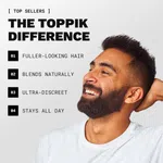 Toppik Hair Building Fibers, Black, 27.5g - Available at AfnoBazar Nepal