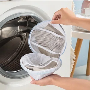 Washing Machine Bra Laundry Bag, Protective Mesh Lingerie Wash Bag with Zipper - Available at AfnoBazar Nepal