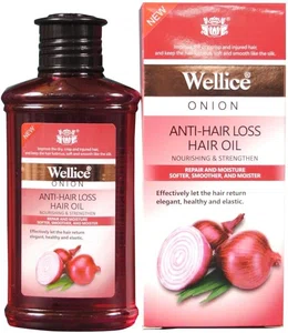 Wellice Advanced Onion Oil for Hair Growth, 150ml, Onion and Coconut Blend - Available at AfnoBazar Nepal