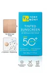Tony Mony Tinted Sunscreen SPF 50+ PA++++ with 3% Niacinamide and 2% Hyaluronic Acid - Available at AfnoBazar Nepal