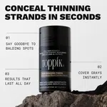 Toppik Hair Building Fibers, Black, 27.5g - Available at AfnoBazar Nepal