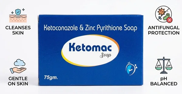 Ketomac Antifungal Medicated Soap, 75g - Available at AfnoBazar Nepal