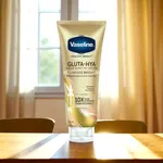 Vaseline Healthy Bright Gluta-Hya Serum Burst UV Body Lotion, Flawless Bright, 330ml - Available at AfnoBazar Nepal