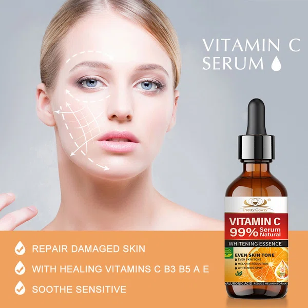 Vitamin C 99% Face Serum for Dark Spots and Skin Repair - Available at AfnoBazar Nepal