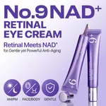 Numbuzin No.9 NAD+ Retinal Eye Cream, 30ml - Available at AfnoBazar Nepal