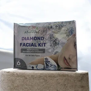 Of Natural Cosmetics Diamond Facial Kit, 6-Step Facial Set - Available at AfnoBazar Nepal