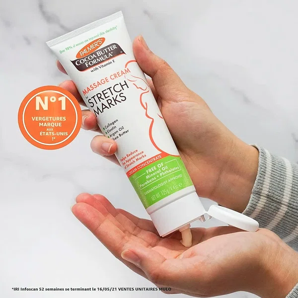 Palmer's Cocoa Butter Formula Massage Cream for Stretch Marks, 125g - Available at AfnoBazar Nepal