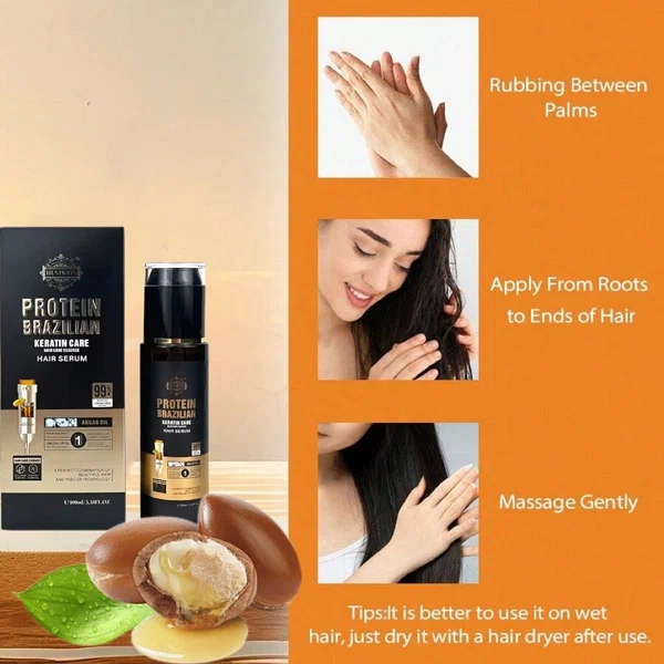 Hephaes Protein Brazilian Keratin Hair Essence Serum - Available at AfnoBazar Nepal