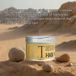 IKT Organic Vegan Hair Wax Gel, 130g, Strong Hold - Available at AfnoBazar Nepal