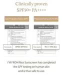 I'm From Rice Sunscreen, 50ml, SPF 50+ PA++++, Physical Mineral Non-Nano Zinc Oxide - Available at AfnoBazar Nepal