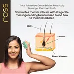 Ross Scalp Massager and Shampoo Brush with Silicone Bristles - Available at AfnoBazar Nepal