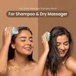 Ross Scalp Massager and Shampoo Brush with Silicone Bristles - Available at AfnoBazar Nepal