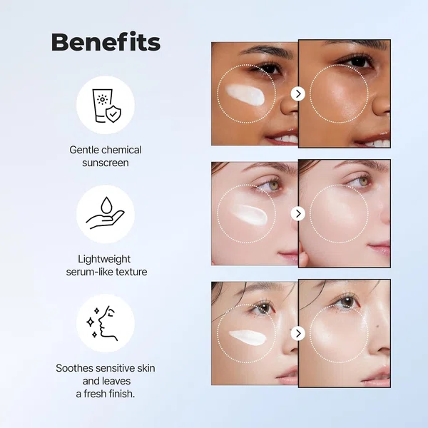 ISNTREE Hyaluronic Acid Fresh Sun Serum SPF 50+ PA++++, 50ml - Available at AfnoBazar Nepal