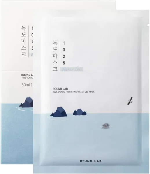 ROUND LAB 1025 Dokdo Hydrating Water Gel Mask, 30ml - Available at AfnoBazar Nepal