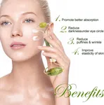 Jade Roller and Gua Sha Face Massager Set - Available at AfnoBazar Nepal