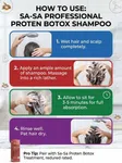 Sa-Sa Professional Protein Botox Shampoo, 900ml, with Argan Oil and Collagen - Available at AfnoBazar Nepal