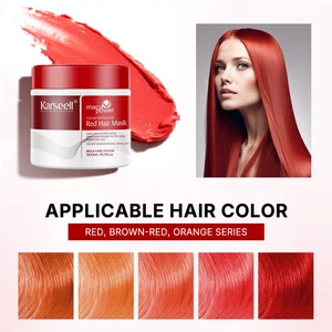 Karseell Maca Power Colour Depositing Red Hair Mask, 500ml - Available at AfnoBazar Nepal