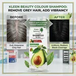 Kleen Beauty 72H Colour Shampoo, Black, with Avocado and Plant Extracts - Available at AfnoBazar Nepal
