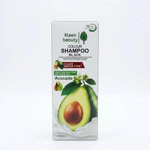 Kleen Beauty 72H Colour Shampoo, Black, with Avocado and Plant Extracts - Available at AfnoBazar Nepal