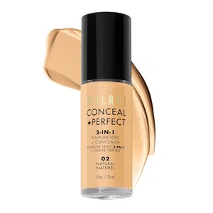 Milani Conceal + Perfect 2-in-1 Foundation and Concealer, Shade 02 Warm Beige - Available at AfnoBazar Nepal