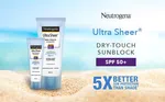 Neutrogena Ultra Sheer Dry-Touch Sunblock SPF 50+ PA+++ - Available at AfnoBazar Nepal