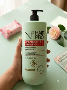 N+ Hair Pro Color Shield Shampoo, 1L, with Camellia Oil - Available at AfnoBazar Nepal