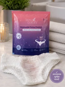 Nova Comfy Disposable Period Panties, 3 Units - Available at AfnoBazar Nepal