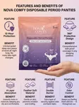 Nova Comfy Disposable Period Panties, 3 Units - Available at AfnoBazar Nepal