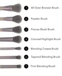 Professional Makeup Brush Set, 15 Pieces with Travel Pouch - Available at AfnoBazar Nepal