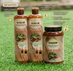 Promina Hair Treatment Set, Shampoo, Conditioner and Hair Mask with Brazilian Keratin and Argan Oil - Available at AfnoBazar Nepal