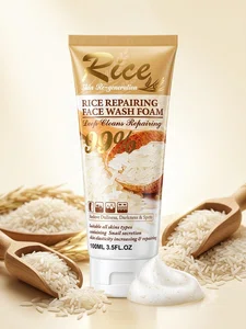 Rice Repairing Face Wash Foam with Snail Secretion, 100ml - Available at AfnoBazar Nepal