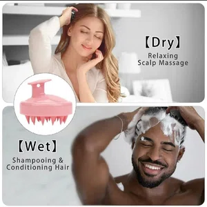 Ross Scalp Massager and Shampoo Brush with Silicone Bristles - Available at AfnoBazar Nepal