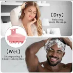 Ross Scalp Massager and Shampoo Brush with Silicone Bristles - Available at AfnoBazar Nepal