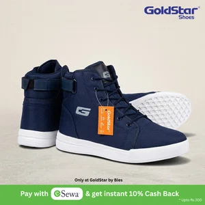 Goldstar G10-904 Navy Blue Men's High-Top Sneakers