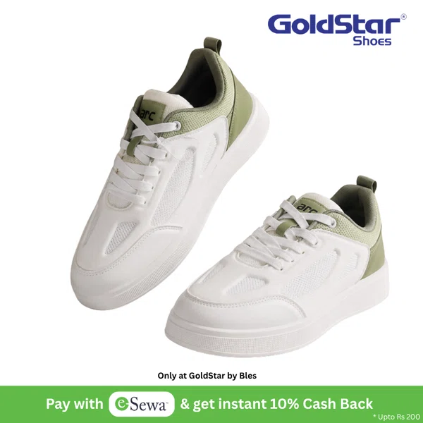 Goldstar ULSF-AX-1FV White/Light Green Unisex Sneakers