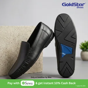 Goldstar Republic VE-2001 Black Men's Formal Loafers