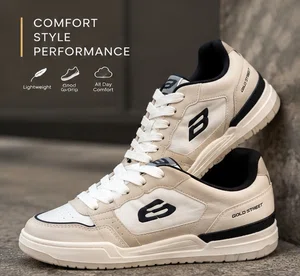 Goldstar LIOR-04 Beige/Black Men's Sneakers
