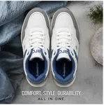 Goldstar AX-2EV White/Grey Men's Sneakers image 5