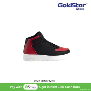 Goldstar 8930 Black/Red Men's Casual Shoes