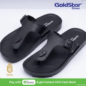 Goldstar NED-6002 Black Men's Sandals