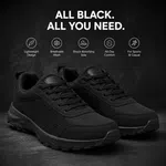 Goldstar G10-L2111 Black Men's Running Shoes image 4
