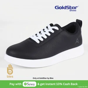 Goldstar AX-1/B Black Men's Casual Shoes