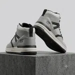 Goldstar LIOR-03 Grey/Black Men's High-Top Sneakers image 4