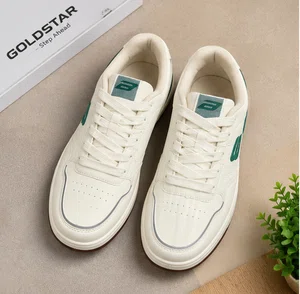 Goldstar LIOR-04 Offwhite/Green Men's Sneakers