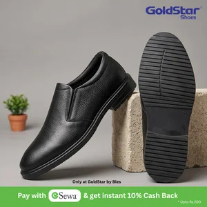 Goldstar Republic VE-2003 Black Men's Formal Shoes